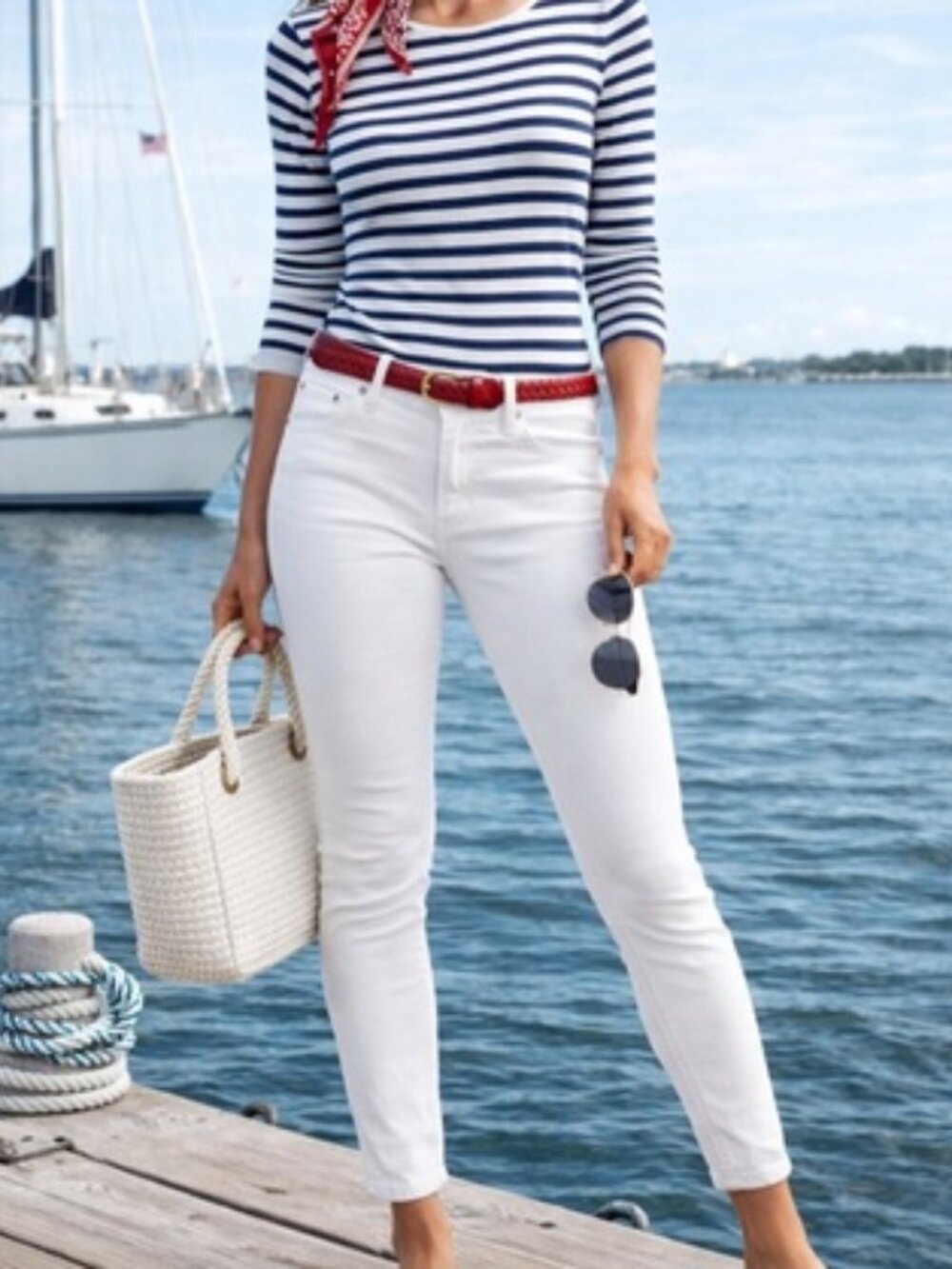 VINEYARD VINES Women’s High Rise Skinny White Jeans 29